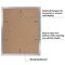 Americanflat 2 Pack of Picture Frames with Mat - Plexiglass Cover